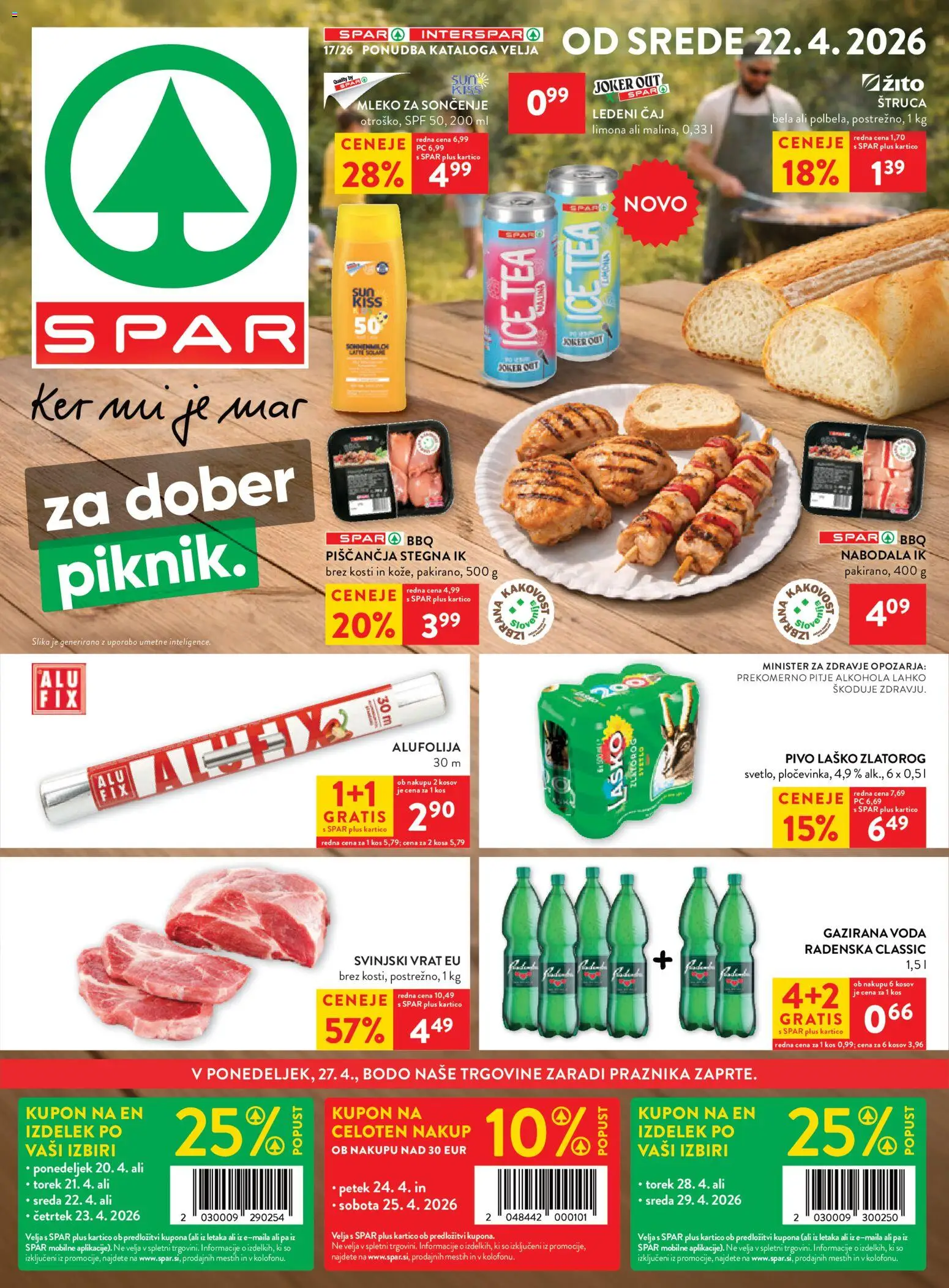 Predogled kataloga iz trgovine Spar veljaven od 22.04.2026