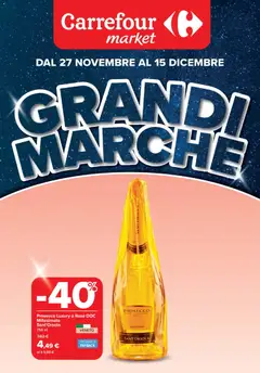 Anteprima dell'opuscolo Volantino Market - Grandi Marche - Rho dal negozio Carrefour valido da 27/11/2025