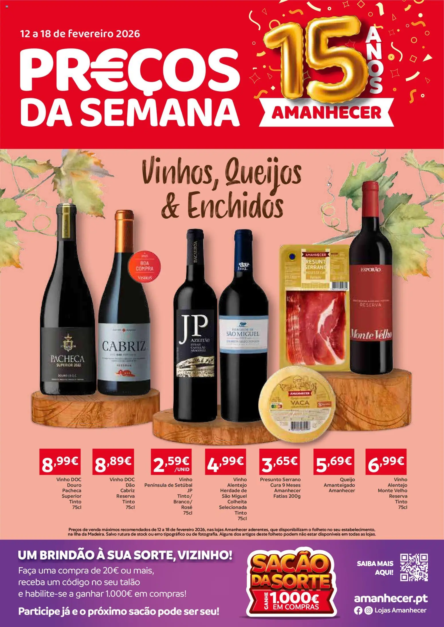 Pré-visualização do folheto da loja Amanhecer válida a partir de 12/02/2026