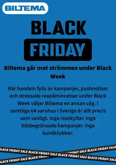 Förhandsgranska reklamblad Black Friday från butik Biltema gäller från 27/11/2025