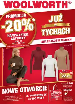 Pogląd gazetki "Tychy" ze sklepu Woolworth ważnej od 20.11.2025