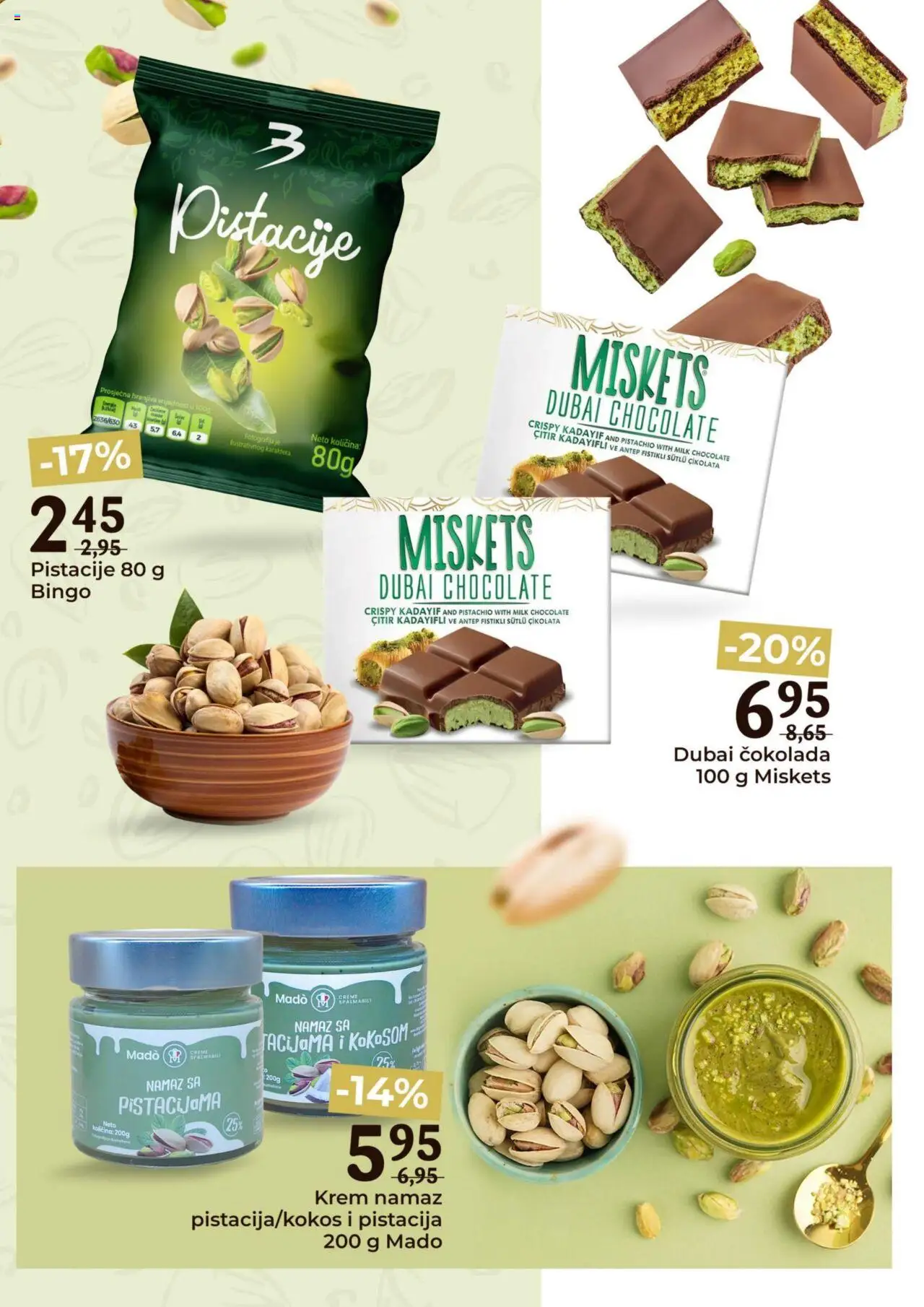 Pregled letka Katalog Pistachio vibes trgovine Bingo vrijedi od 2025.10.20