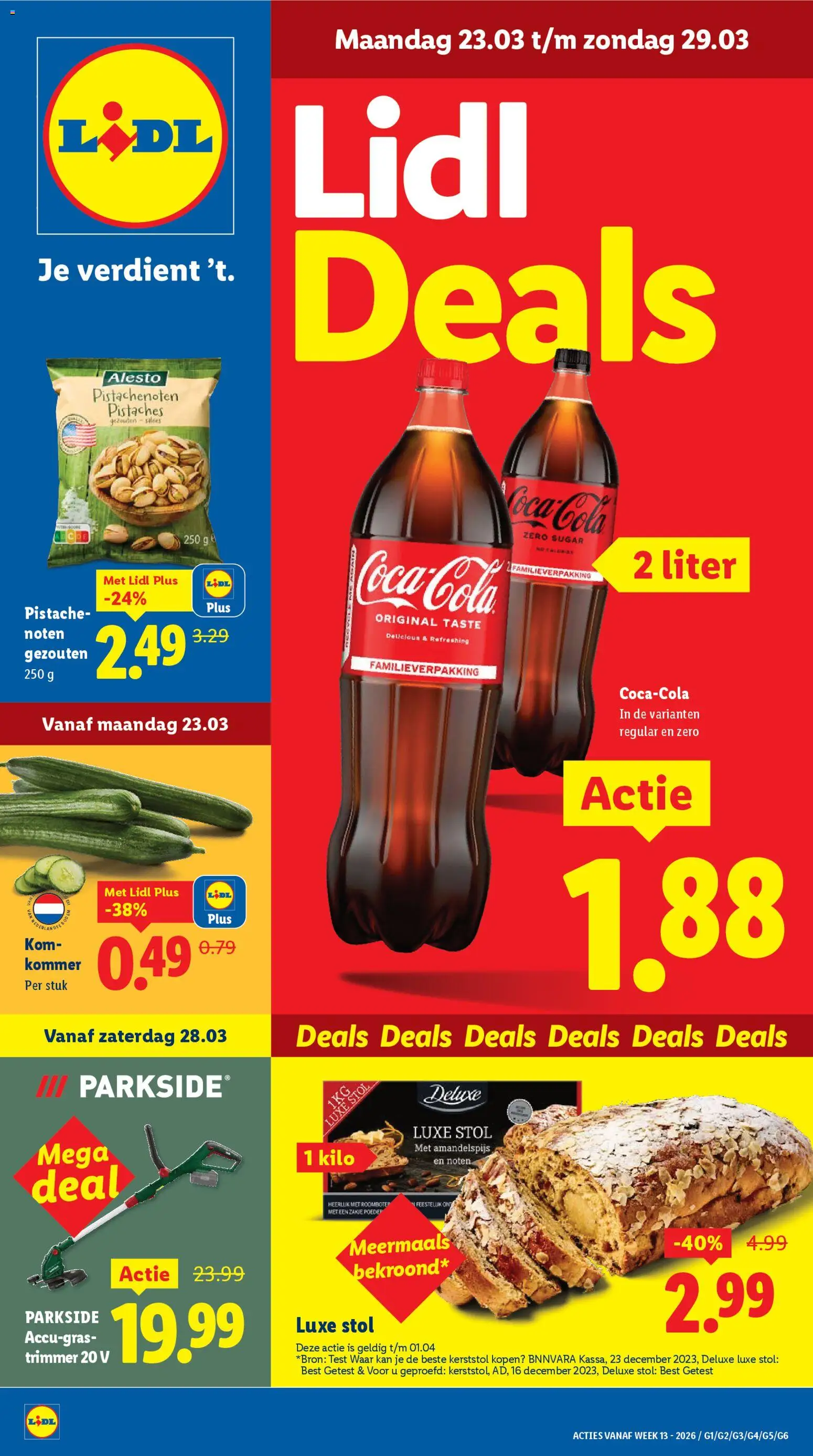 Voorbeeld van Lidl folder week 13 van winkel Lidl geldig vanaf 23-03-2026