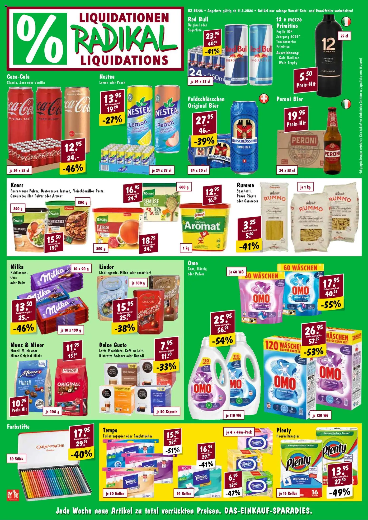 Vorschau des Merkblatts Radikal aktionen vom Shop Radikal gültig von 11.03.2026 bis 17.03.2026