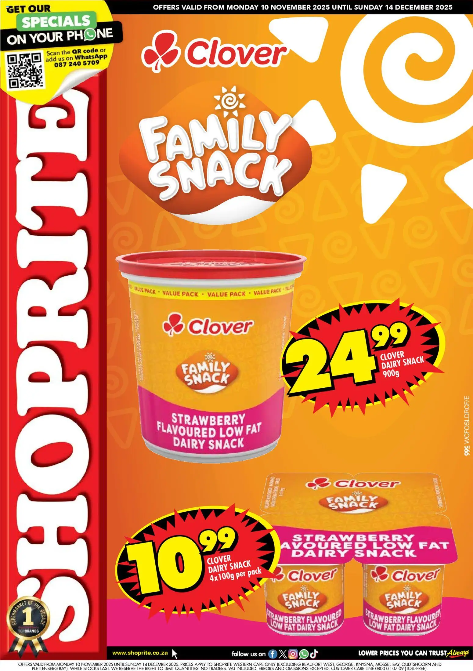 Preview of Shoprite flyer valid from 10/11/2025
