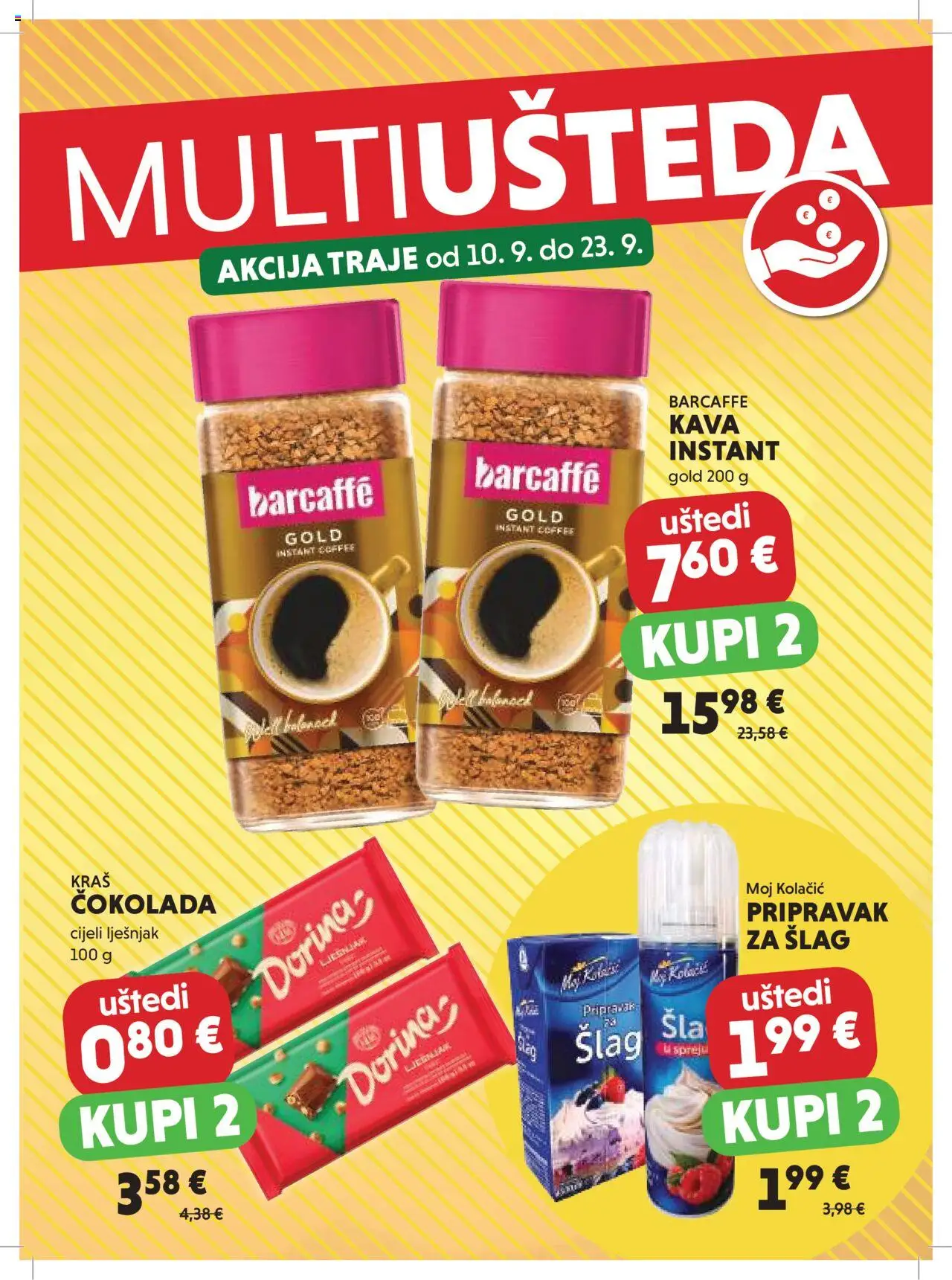 Studenac aktualni Multiušteda vrijedi od 10.09.2025 - tjedna akcija broj stranice 1