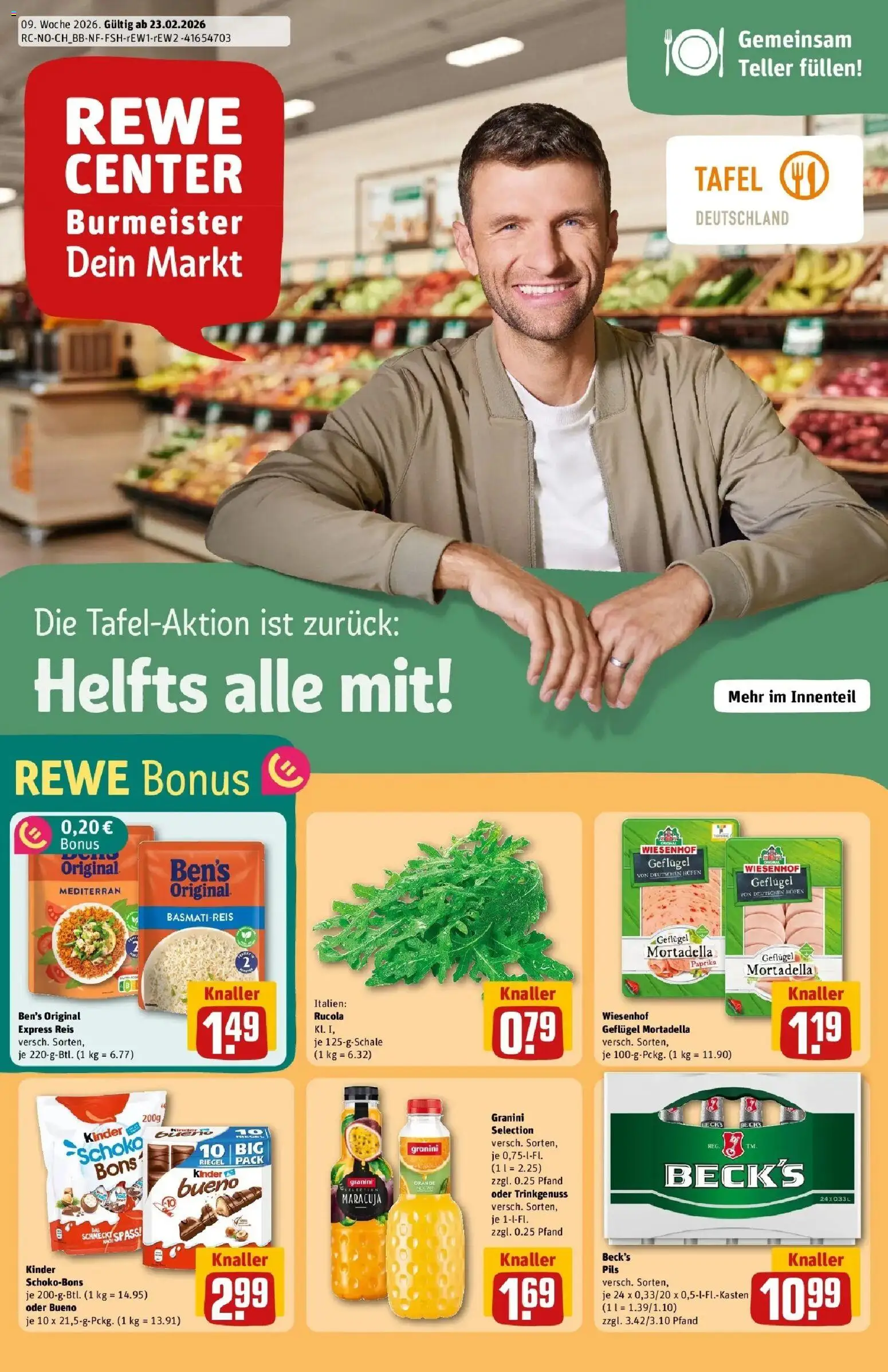 Vorschau von dem Prospekt des Geschäftes Rewe, gültig ab dem 22.02.2026