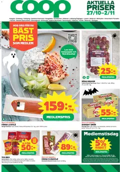 Förhandsgranska reklamblad Aktuella reklamblad Coop från butik Coop gäller från 27/10/2025