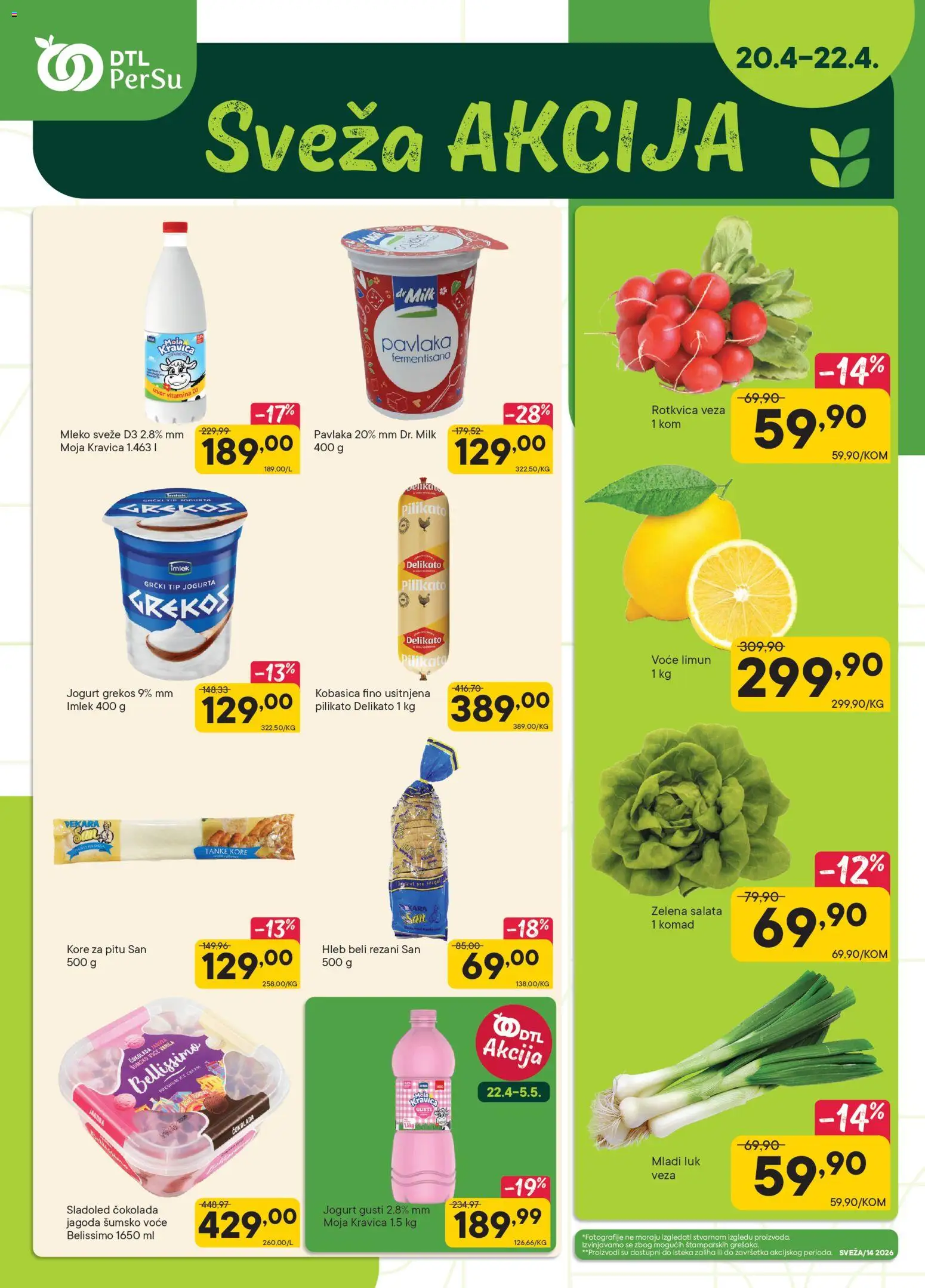 Pregled PerSu kataloga - važi od 20.04.2026