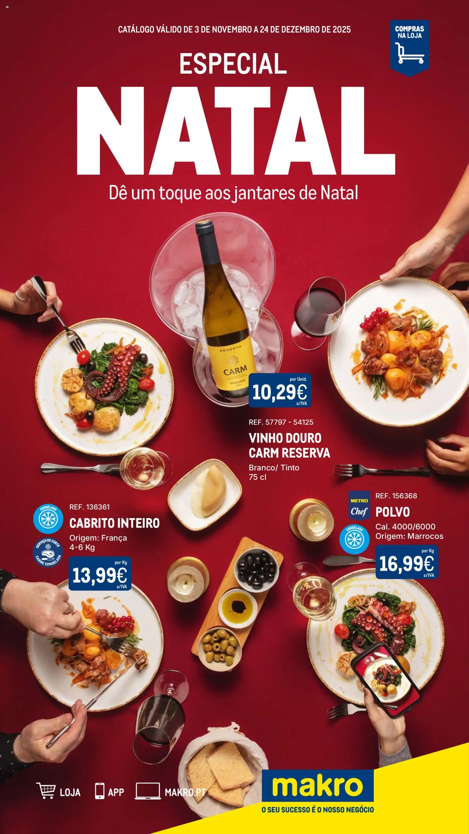 Pré-visualização do folheto da loja Makro válida a partir de 03/11/2025