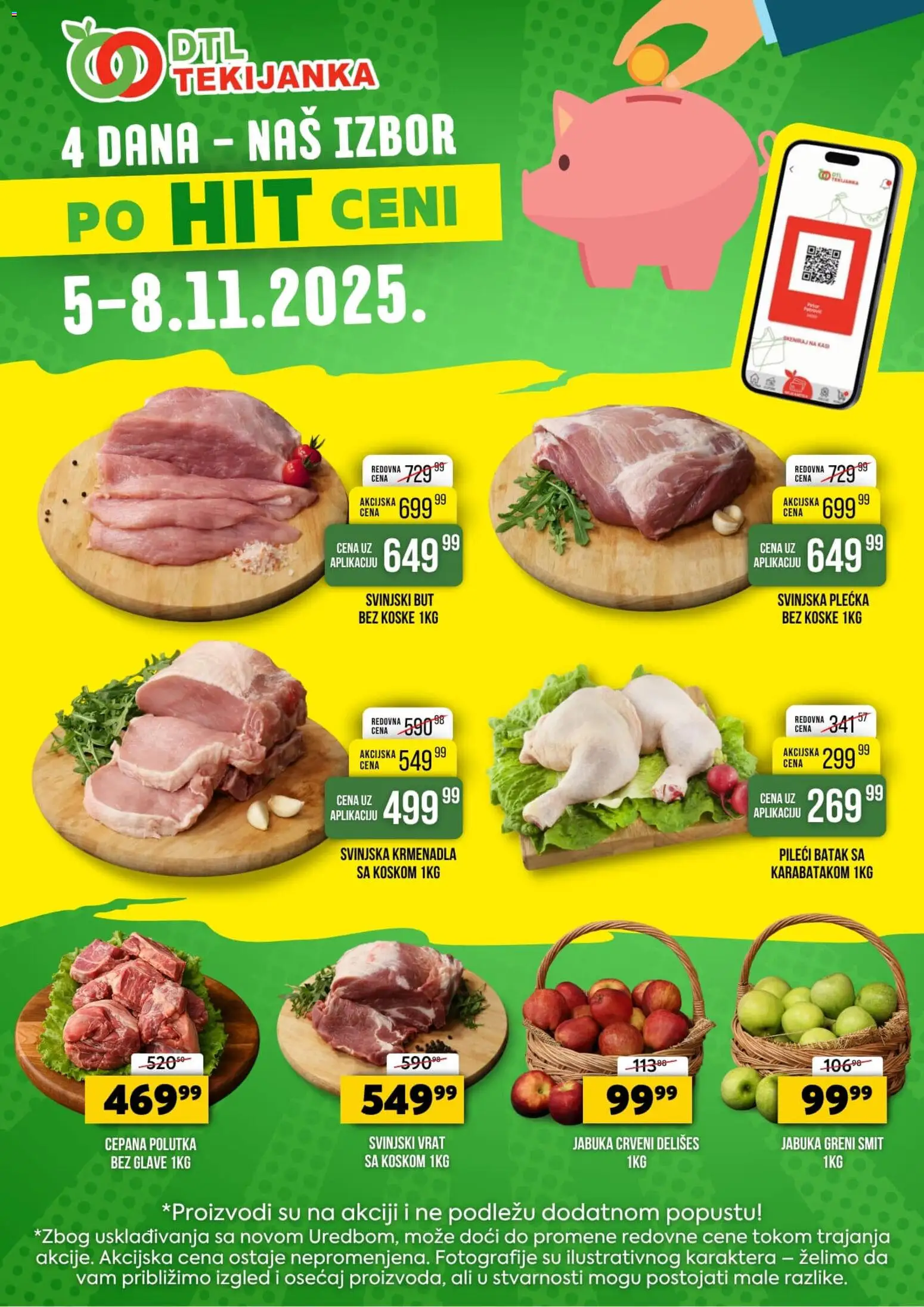 Pregled Tekijanka kataloga - važi od 05.11.2025