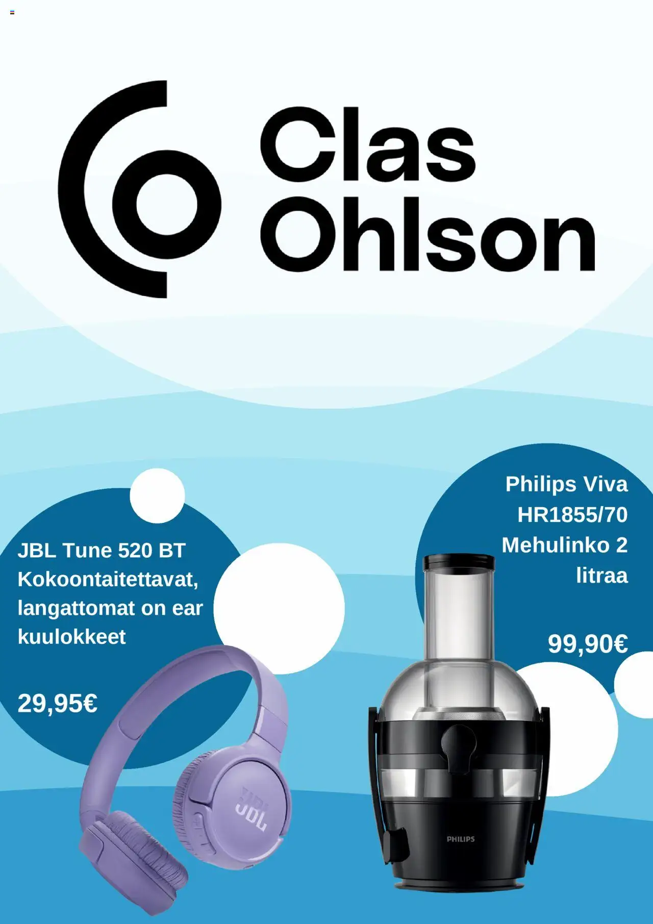 Clas Ohlson-kaupan Tarjoukset voimassa 18/08/2025 - Sivulla 1