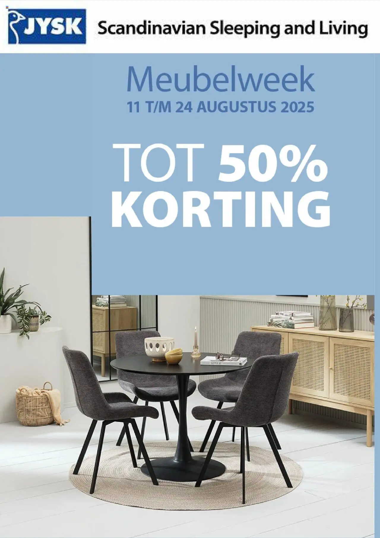 JYSK shop Folder geldig vanaf 11-08-2025 - Paginanummer 1