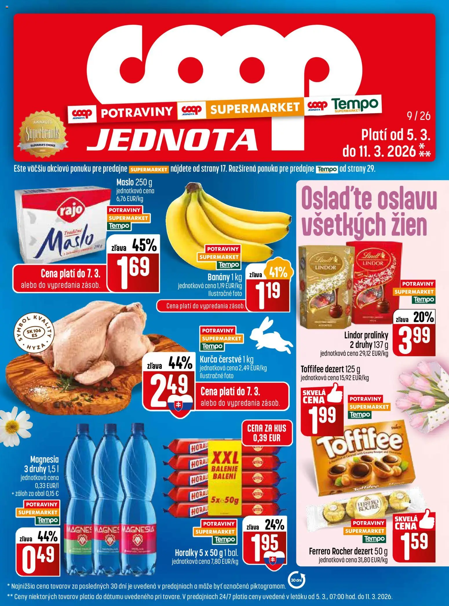 Náhľad COOP Jednota letáku platného od 05.03.2026