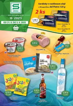 Náhľad Sintra letáku platného od 21.08.2025