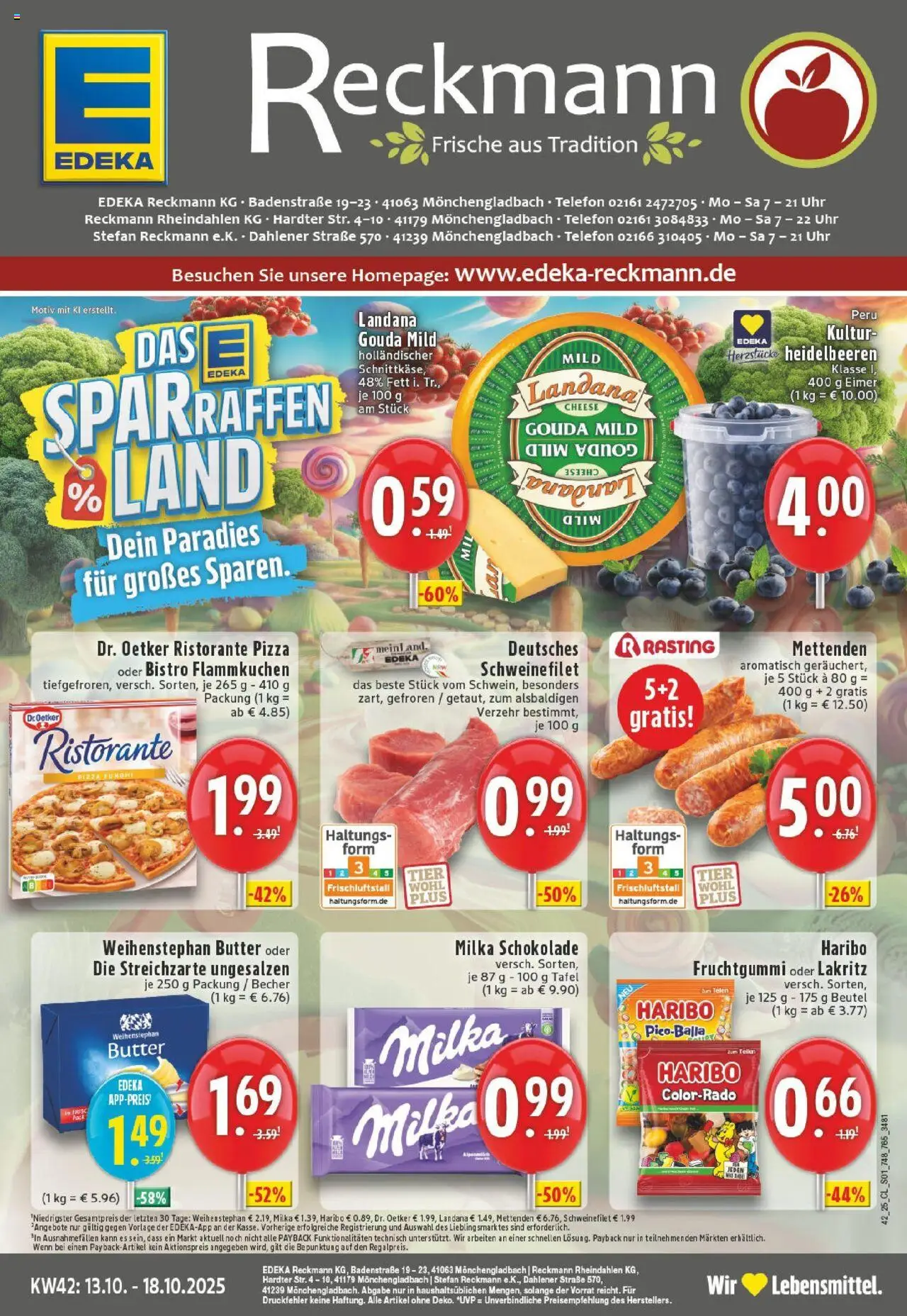 EDEKA Prospekt ab 13.10.2025 - Prospekt Mönchengladbach-Rheydt Online