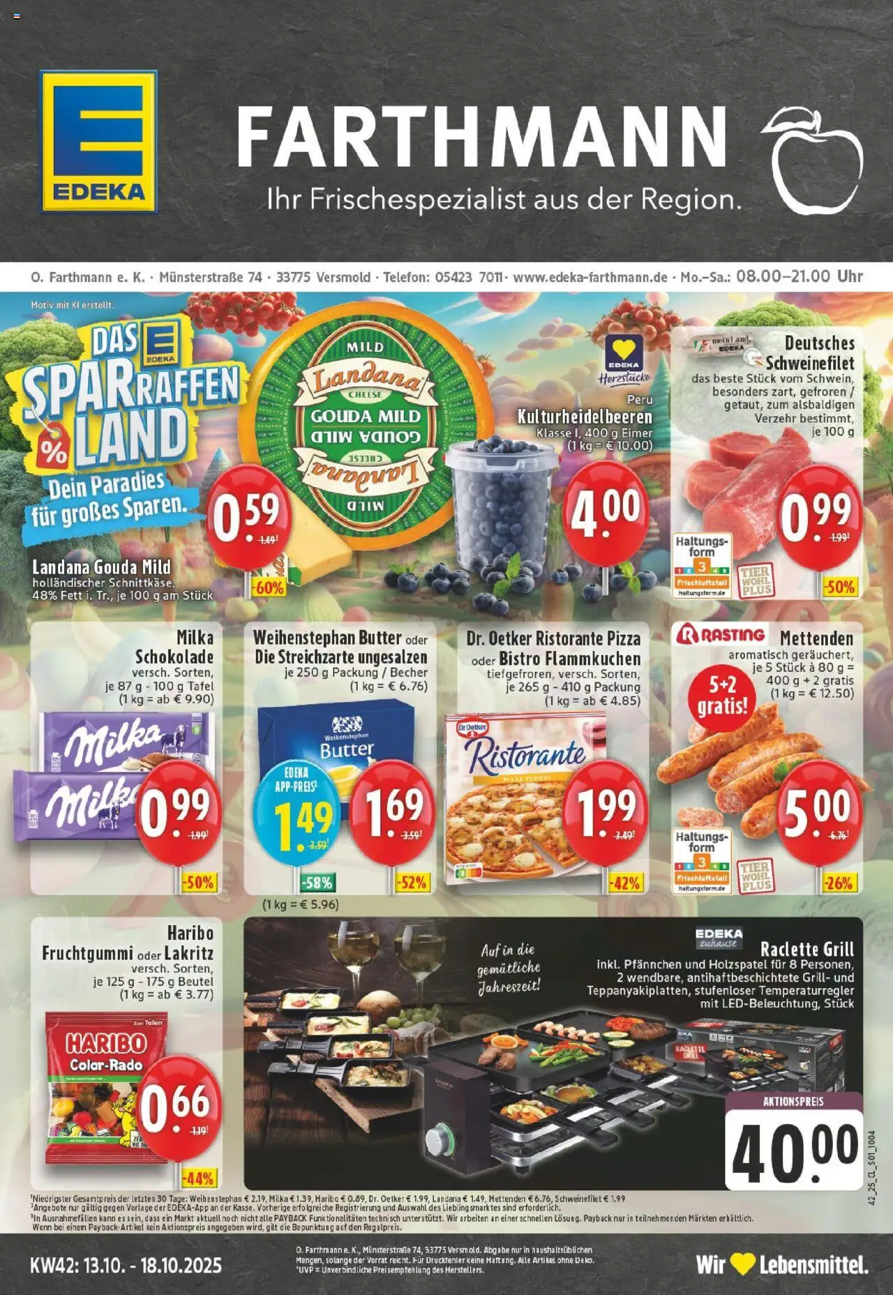 EDEKA Prospekt ab 13.10.2025 - Prospekt Versmold Online