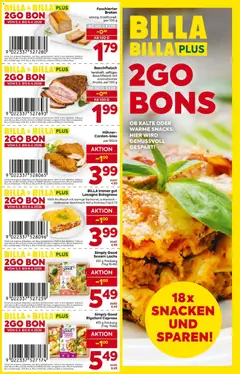 Vorschau der Angebote: Billa Billa 2Go Bons gültig ab 05.03.2026