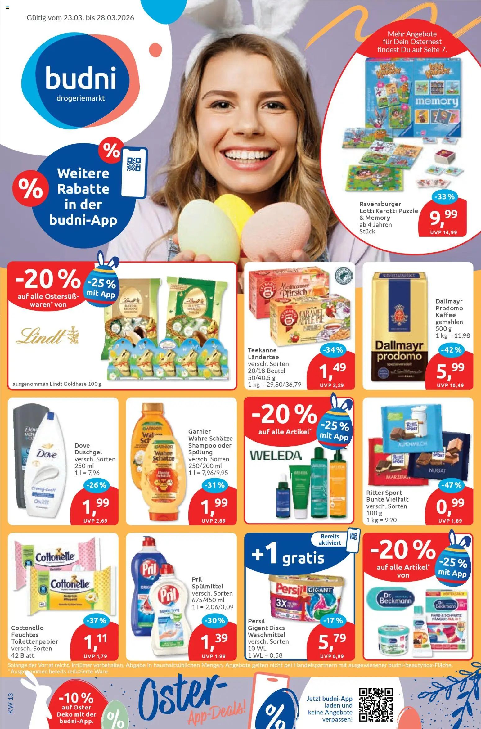 Vorschau von dem Prospekt des Geschäftes Budni, gültig ab dem 23.03.2026