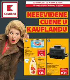 Pregled letka Split-Ravne njive trgovine Kaufland vrijedi od 25.03.2026