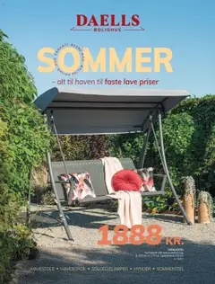 Eksempel på tilbudsavis Sommer fra butik Daells Bolighus gyldig fra 26/05/2025