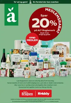 Eksempel på tilbudsavis Uge 08 Änglamark indstik fra butik Super Brugsen gyldig fra 20/02/2026