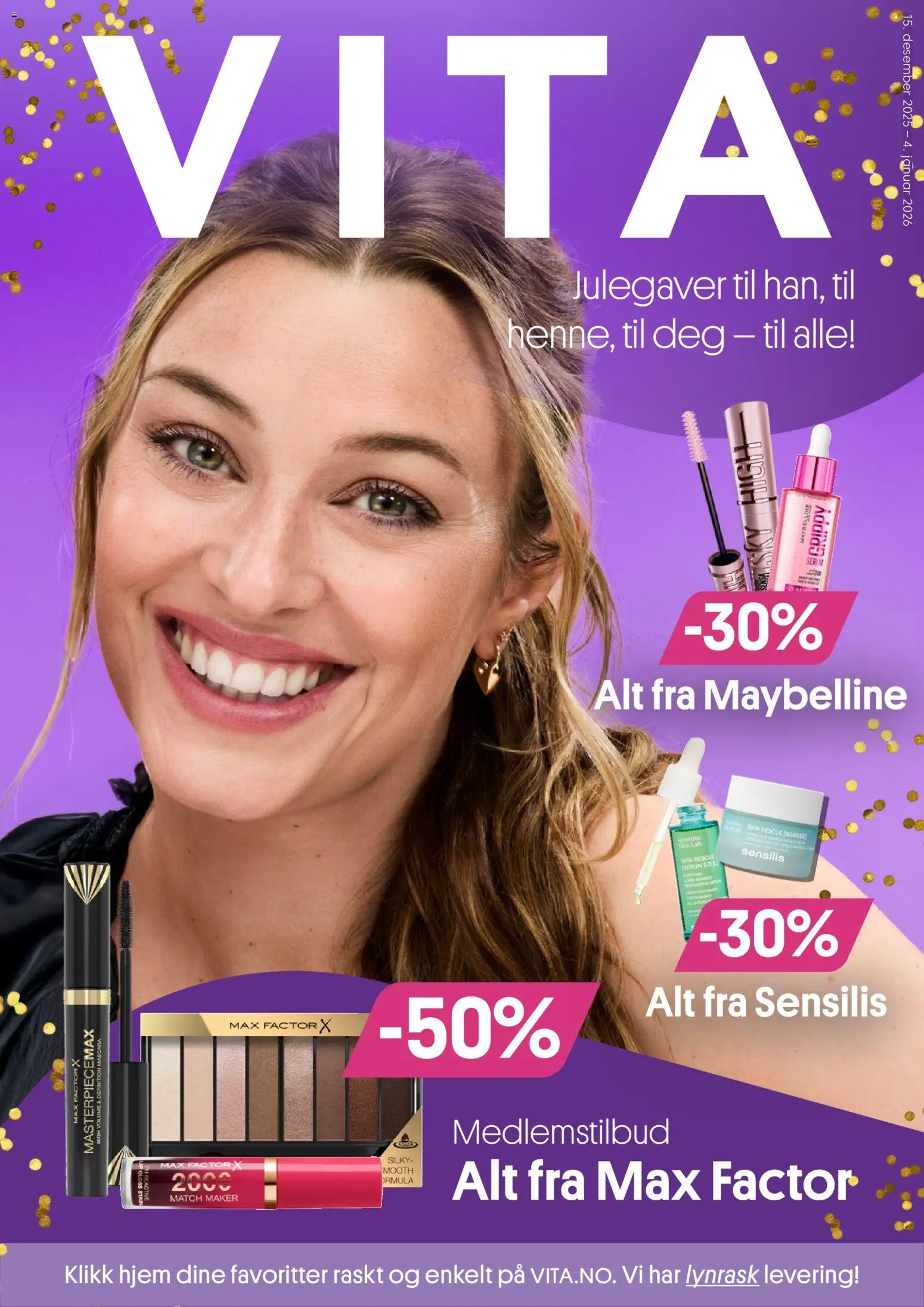 Forhåndsvis Kundeavis fra butikk Vita gyldig fra 15/12/2025