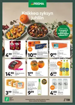 Kaupan Prisma Kaikkea syksyn juhliin esikatselu, voimassa 29/10/2025