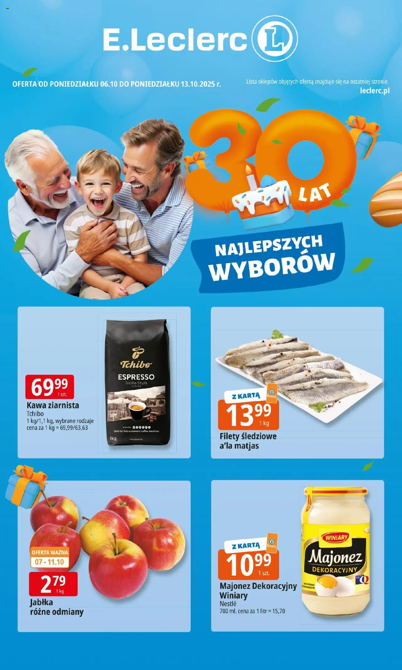 E.Leclerc Zamość od 06.10.2025 - Nowa Gazetka - Numer strony 1
