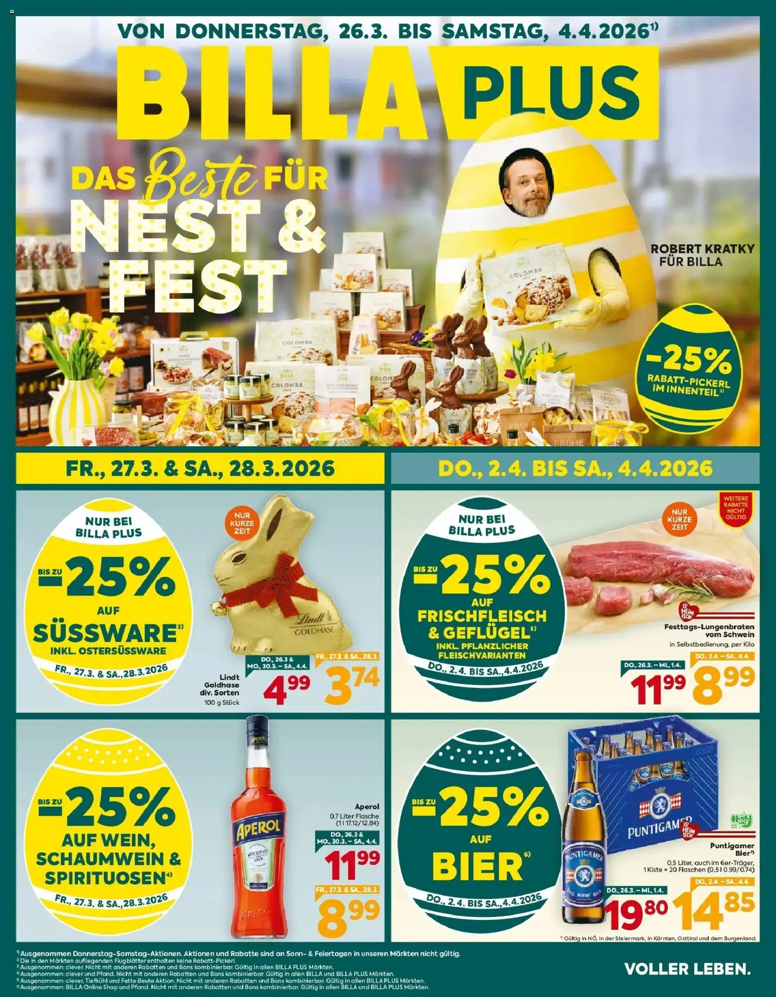 Vorschau der Angebote: Billa Plus Billa Plus Flugblatt - Burgenland gültig ab 26.03.2026