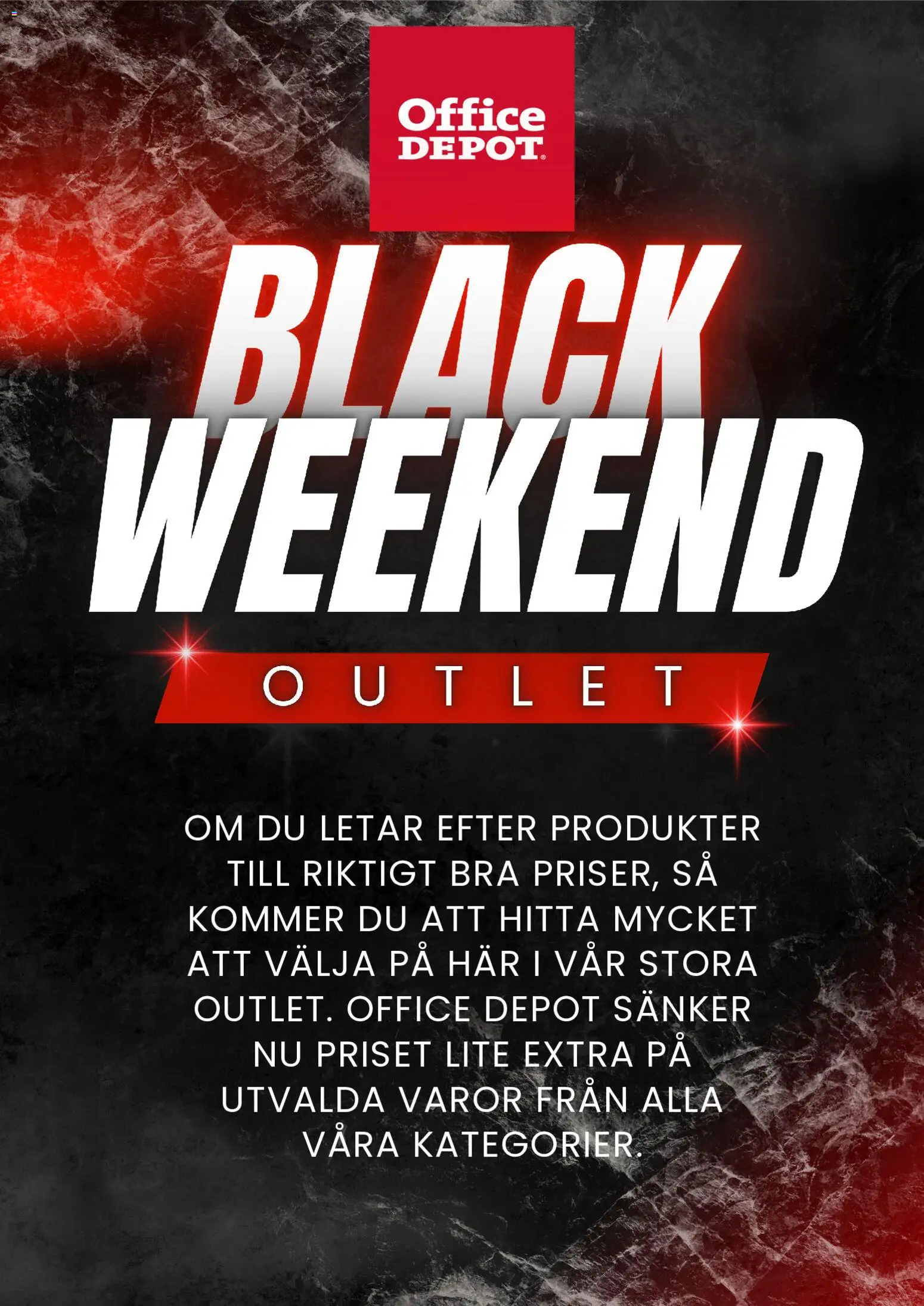 Förhandsgranska reklamblad Black Friday från butik Office Depot gäller från 27/11/2025