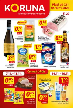 Náhľad Koruna letáku platného od 07.11.2025