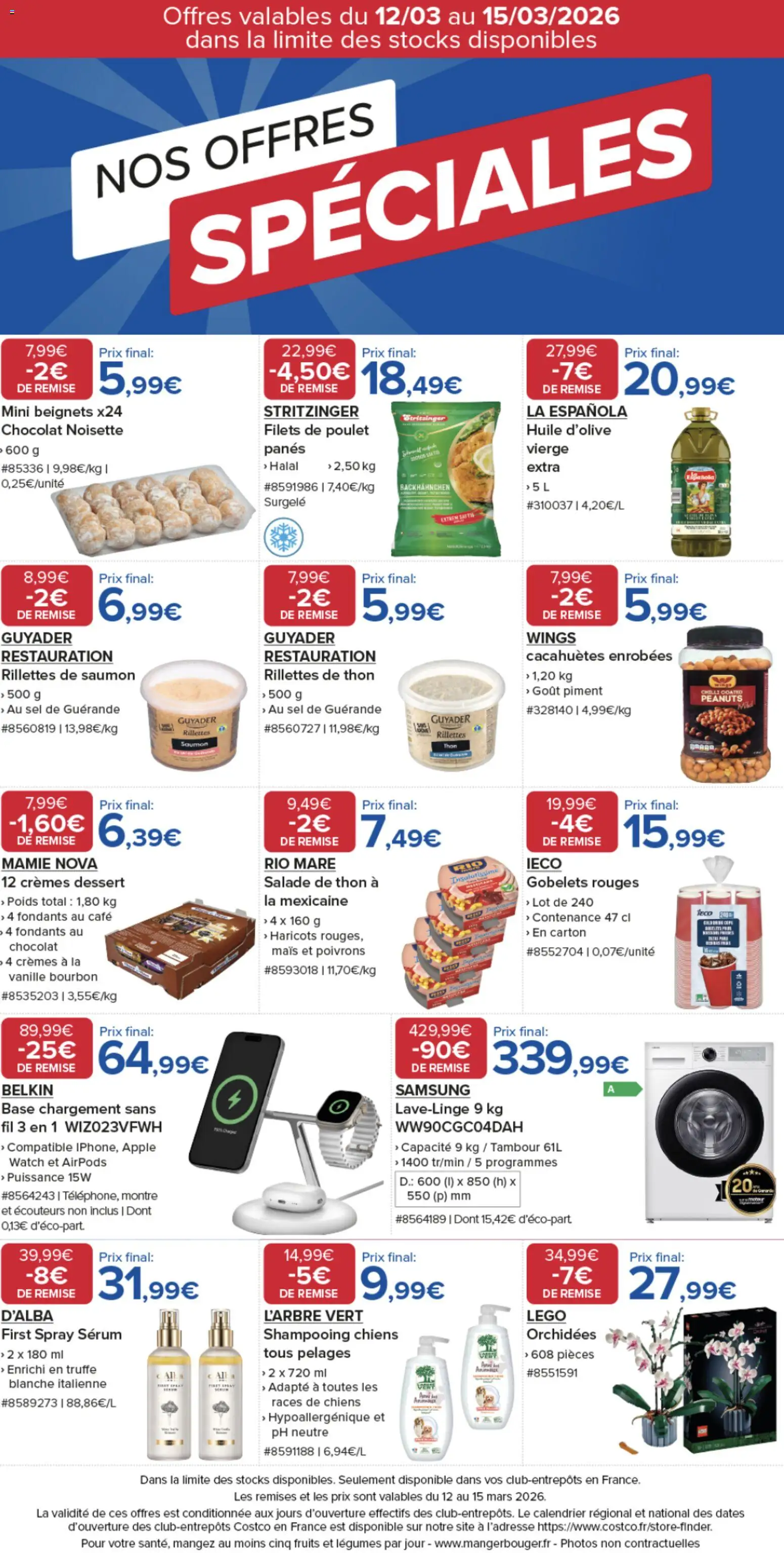 Prévisualisation de Costco nos offres spéciales du magasin Costco formulaire valide 12/03/2026