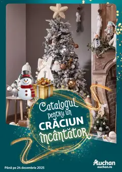 Previzualizarea de cataloage: Auchan Catalog - Decorațiuni și cadouri valabil de la 26.11.2025