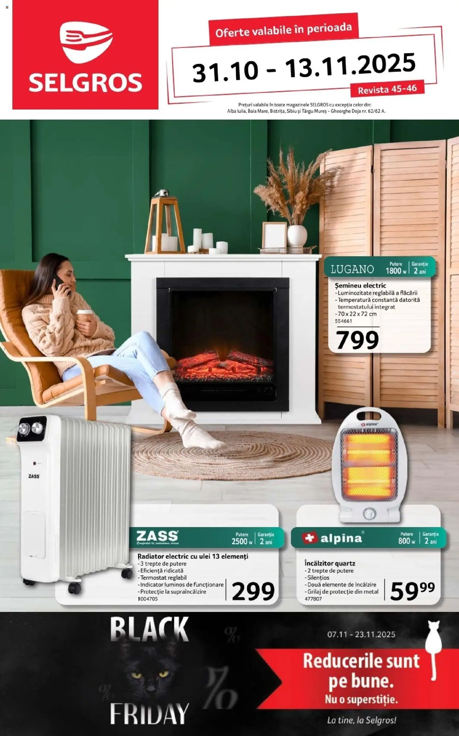 Previzualizarea de cataloage: Selgros Black Friday valabil de la 31.10.2025