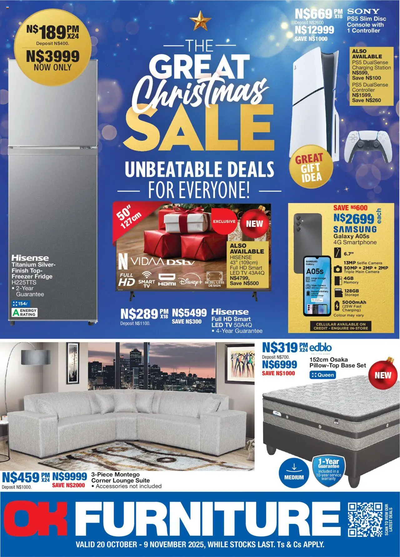 OK Furniture Catalogue Namibia from 20/10 - 09/11/2025 > Promotions