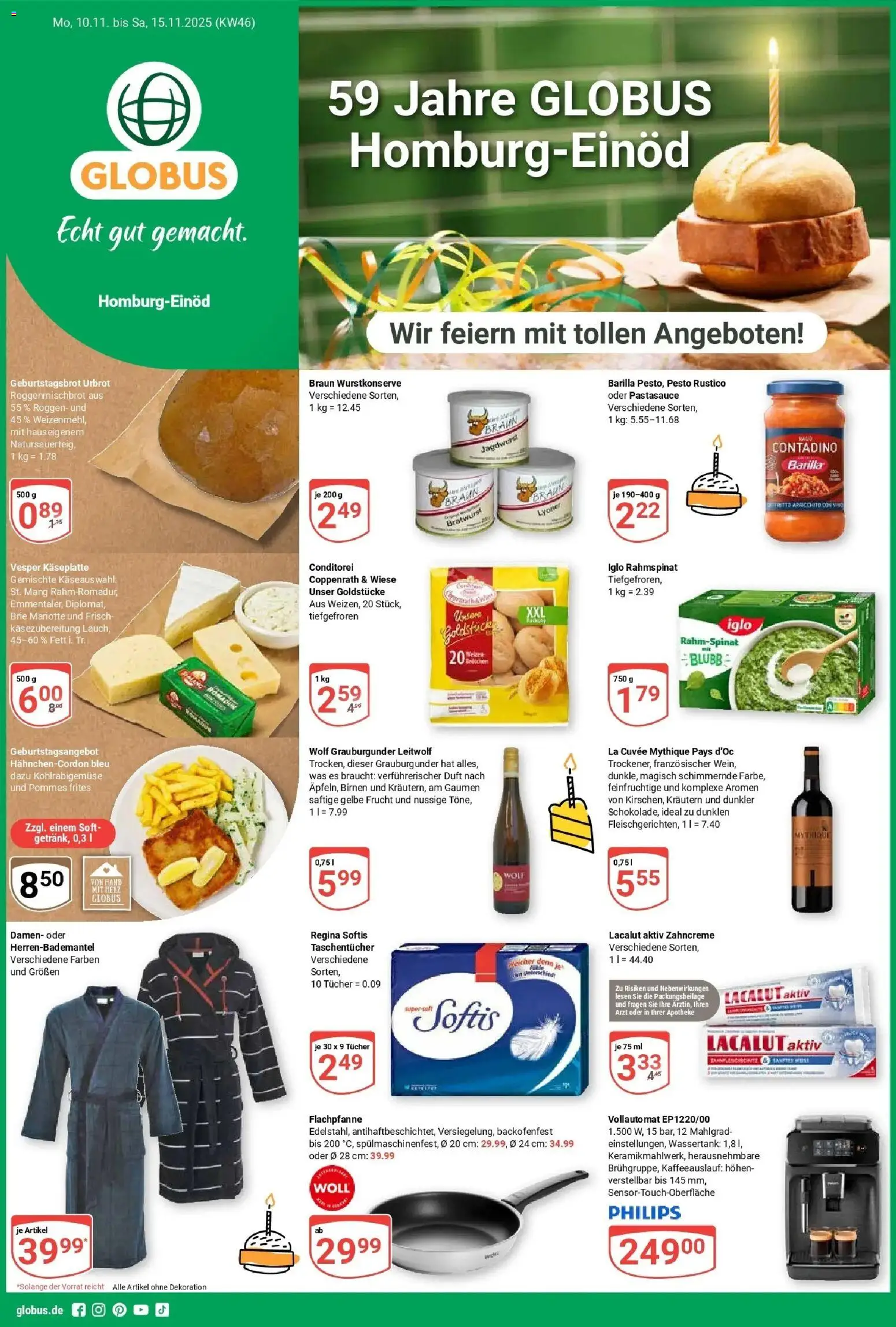 Vorschau von dem Prospekt des Geschäftes Globus, gültig ab dem 10.11.2025