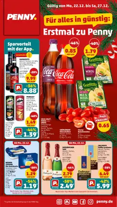 Vorschau von dem Prospekt des Geschäftes Penny, gültig ab dem 22.12.2025