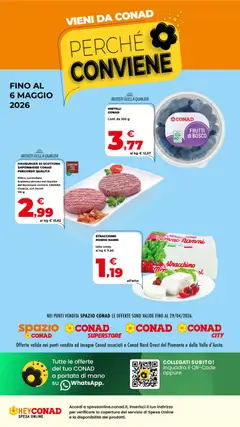 Anteprima dell'opuscolo Conad volantino Perché Conviene Piemonte dal negozio Conad valido da 23/04/2026
