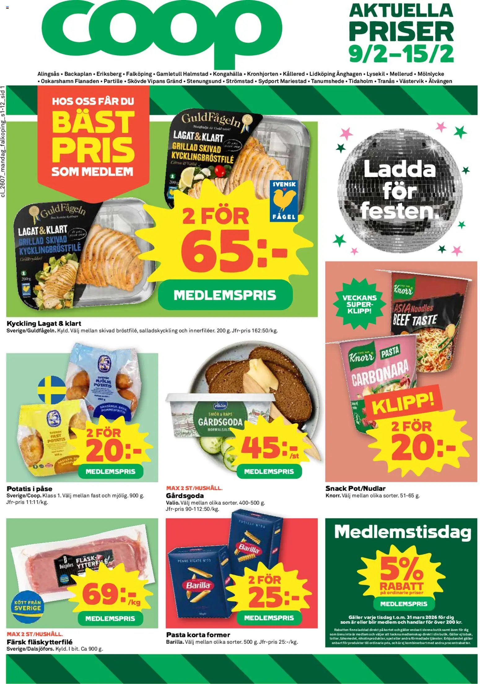 Förhandsgranska reklamblad Aktuella reklamblad Coop från butik Coop gäller från 09/02/2026