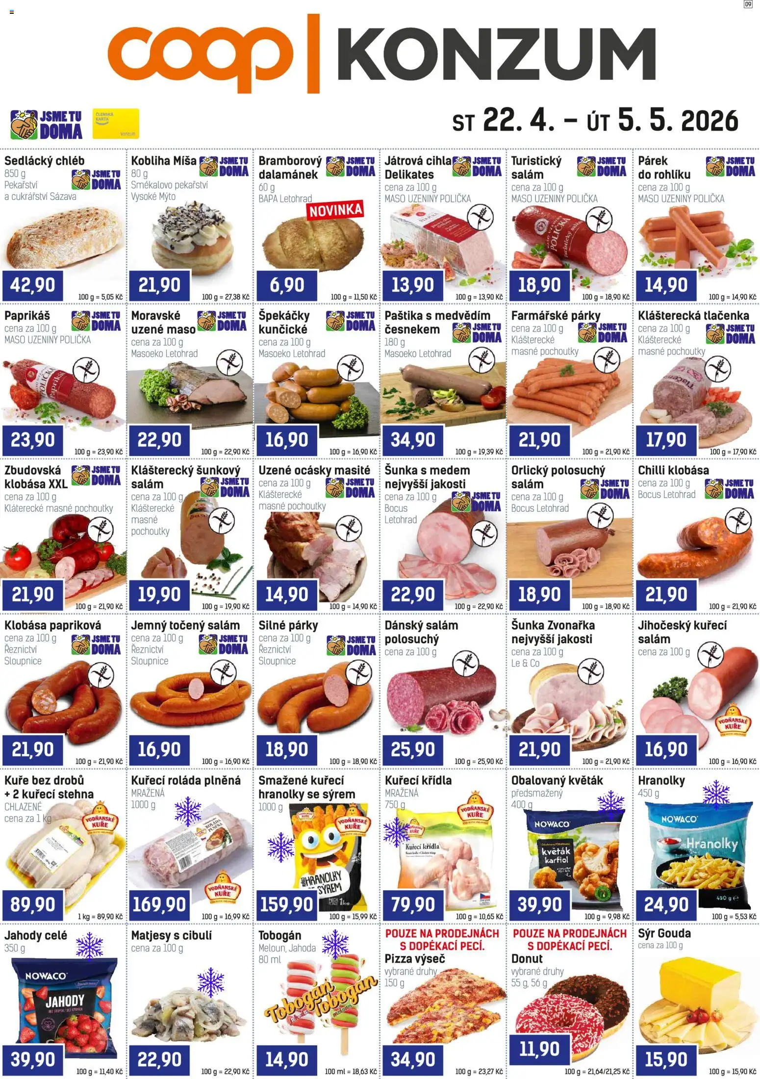 Náhled nabídky: Konzum Konzum leták platný od 22.04.2026