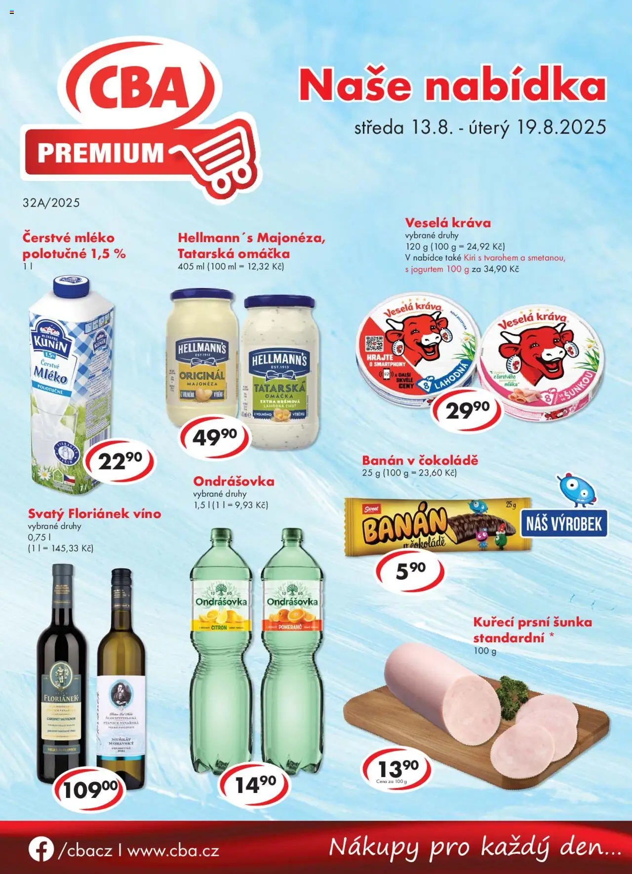  CBA Leták - Premium (13.08.2025 - 19.08.2025)