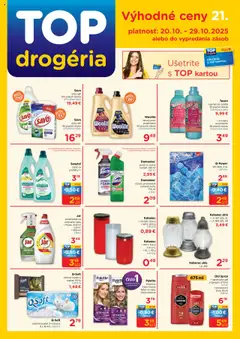 Náhľad TOP Drogéria letáku platného od 20.10.2025