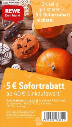 Vorschau von dem Prospekt des Geschäftes Rewe, gültig ab dem 26.10.2025