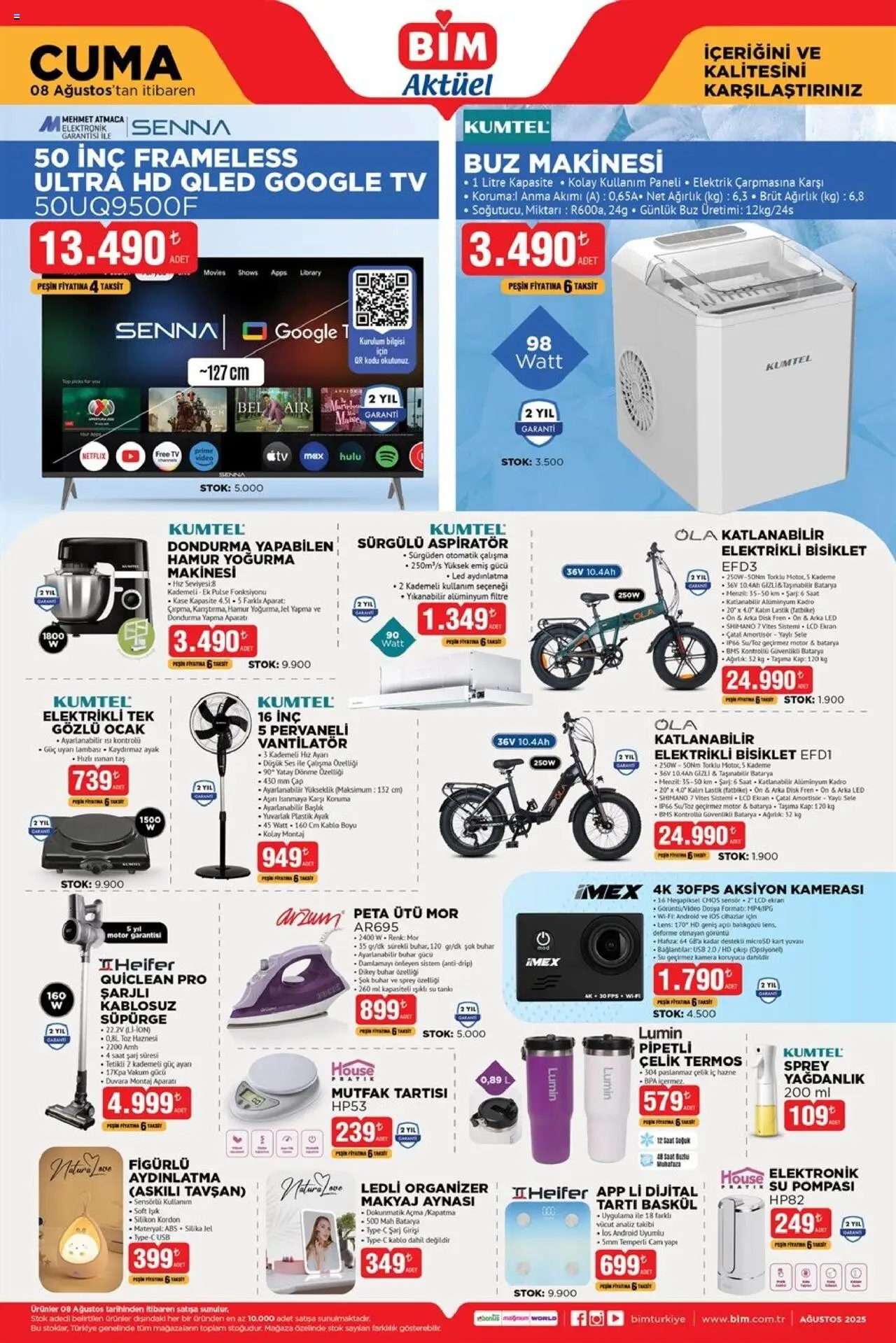 BİM Katalog bu hafta (08 Ağustos 2025) - Aktüel Broşür - Sayfa numarası 1