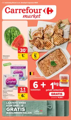 Voorbeeld van Market Promoties van winkel Carrefour geldig vanaf 30/07/2025
