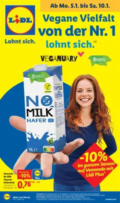 Vorschau von dem Prospekt des Geschäftes Lidl, gültig ab dem 05.01.2026