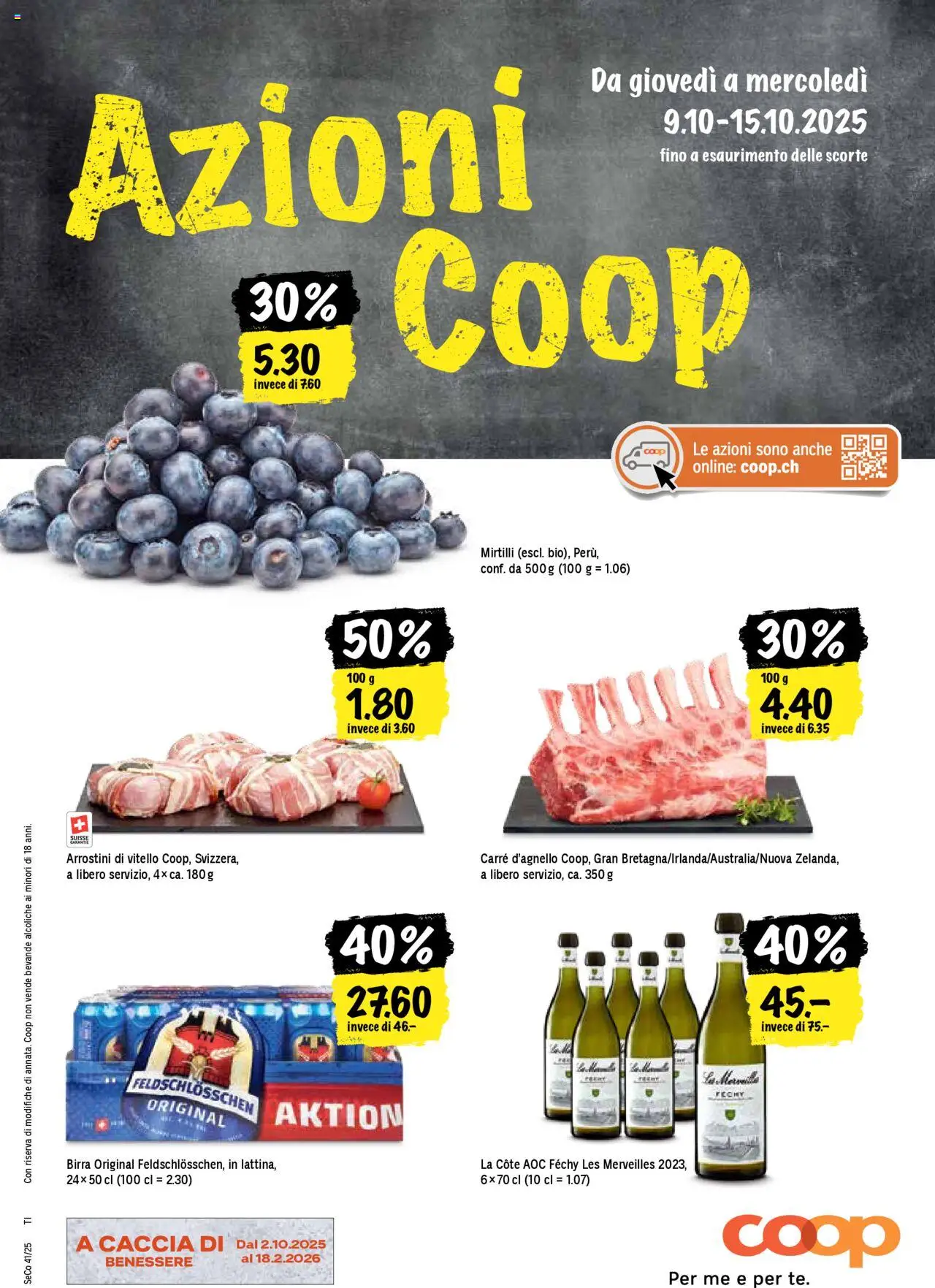 Coop Una settimana di azioni ab 09.10.2025 - Nächste woche - Seitennummer 1