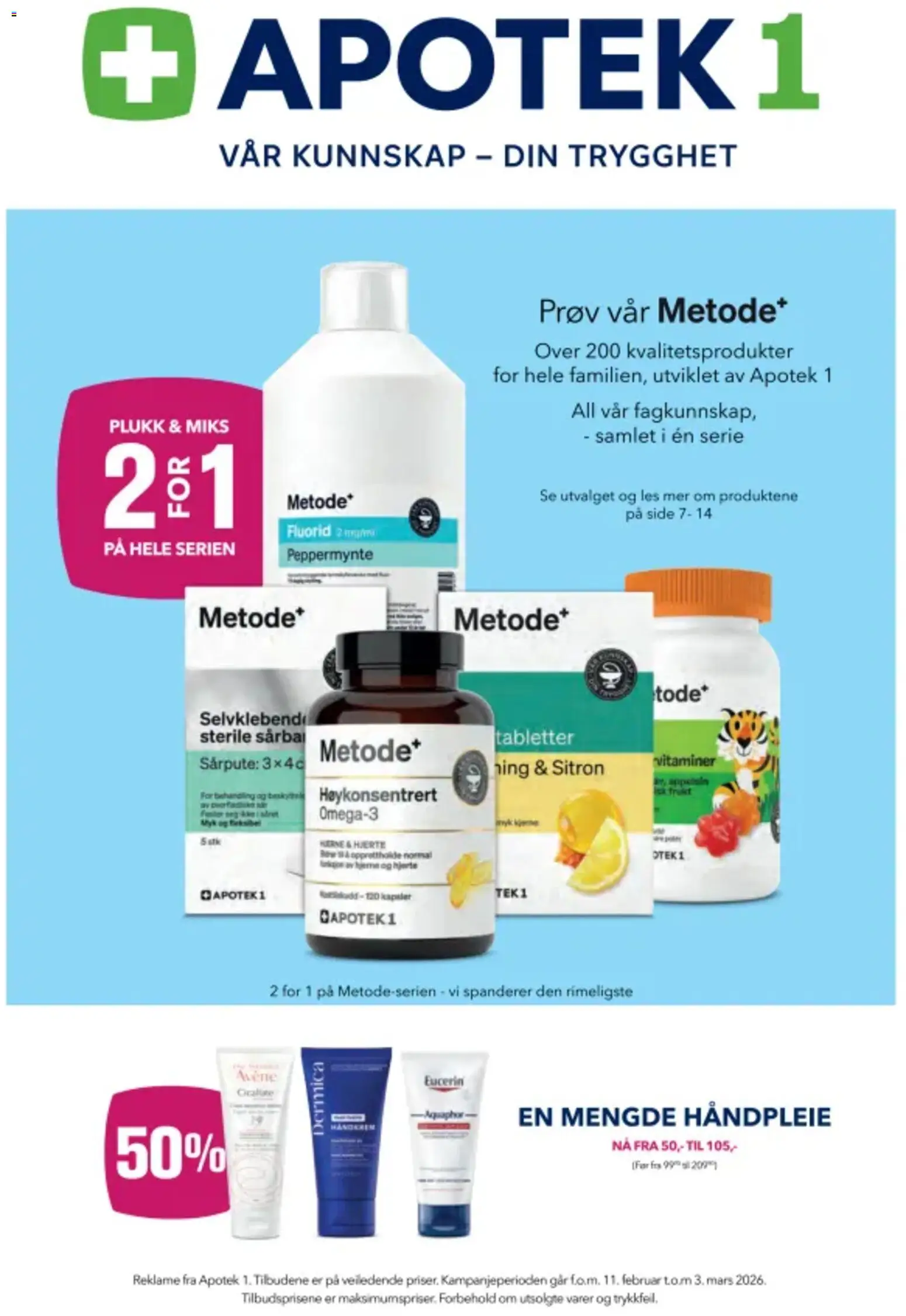 Forhåndsvis Kundeavis fra butikk Apotek 1 gyldig fra 11/02/2026