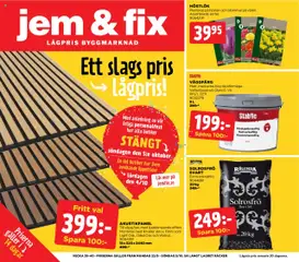 Förhandsgranska reklamblad Aktuella reklamblad Jem & Fix från butik Jem & Fix gäller från 22/09/2025